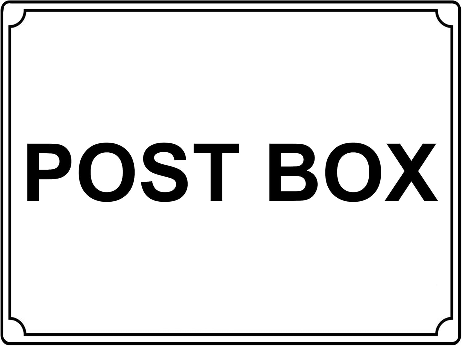 In Stock 506 Post Box Metal Aluminium Plaque Sign For Front Door House Office Gate Letter Box 5x7 Inches Black Save Up To 80 Www Jungundgrau De