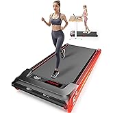 WalkDate Walking Pad, Incline Walking Pad Treadmill, Under Desk Treadmills 265 Lbs Capacity, 2.5HP Low Noise Portable Running Machine for Home and Office, with LED Display, Remote Control