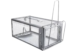 Gingbau Live Chipmunk Trap Humane Mouse Rat Cage Trap for Indoors and Outdoors