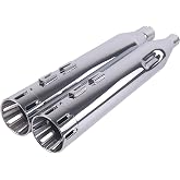 SHARKROAD 4.5'' Slip On Mufflers for Harley DavidsonTouring 2017-Up Models Upgrading, Perfect Fit, Amazing Riding Melody for Your Bike