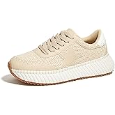 LUCKY STEP Women's Star Platform Sneakers Fashion Chunky Retro Trendy Casual Tennis Running Trainning Walking Shoes