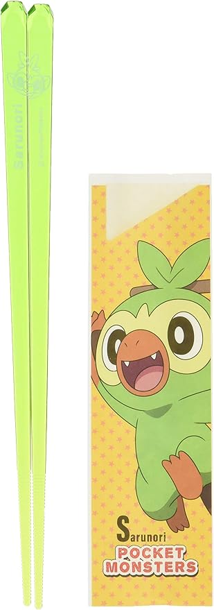 Amazon Co Jp ポケットモンスター クリア 箸 S サルノリ グリーン 日本製 ホーム キッチン