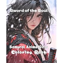 Amazon.com: Anime Girl Colouring Book : Samurai Edition , Coloring ...