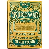 Kings Wild Project Crayons Seven Colors Premium Playing Cards &ndash; Poker Size, Custom Index, Vintage-Inspired, Artist-Designed Luxurious Collectible Deck