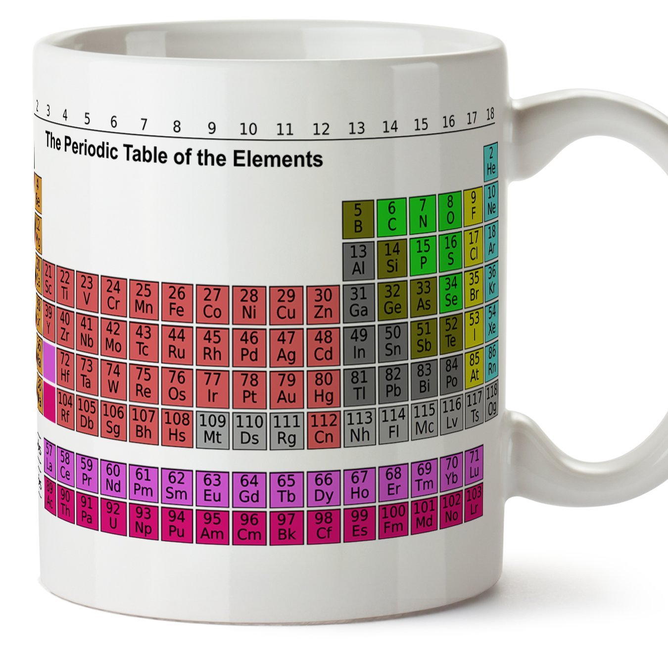 Chemistry Mug Cup - Periodic Table - Periodic Table of Elements - Ceramic 11 oz