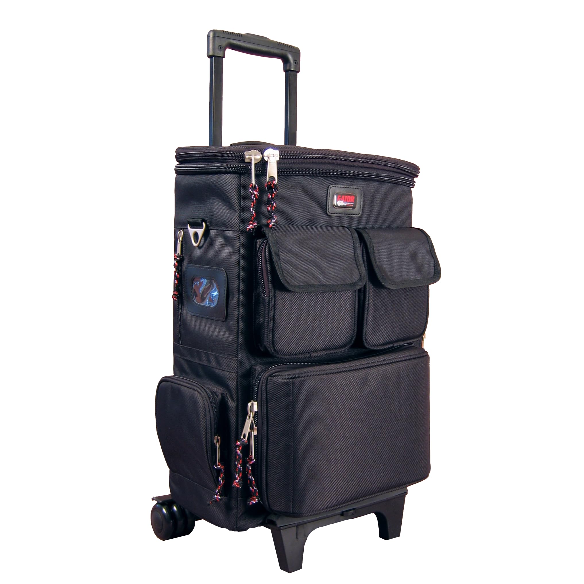 Gator Cases GK-LT25W Lightweight Rolling Backpack Case for 25 Note Micro-Controllers and Laptop