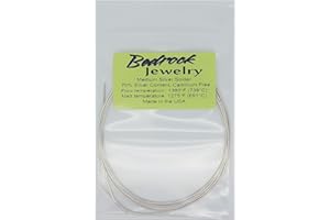 BEDROCK JEWELRY Plumb Silver Jewelry Solder Easy, Medium or Hard … (Medium Solder) / Plomada para joyería de plata Soldadura fácil, media o dura ... (soldadura media)