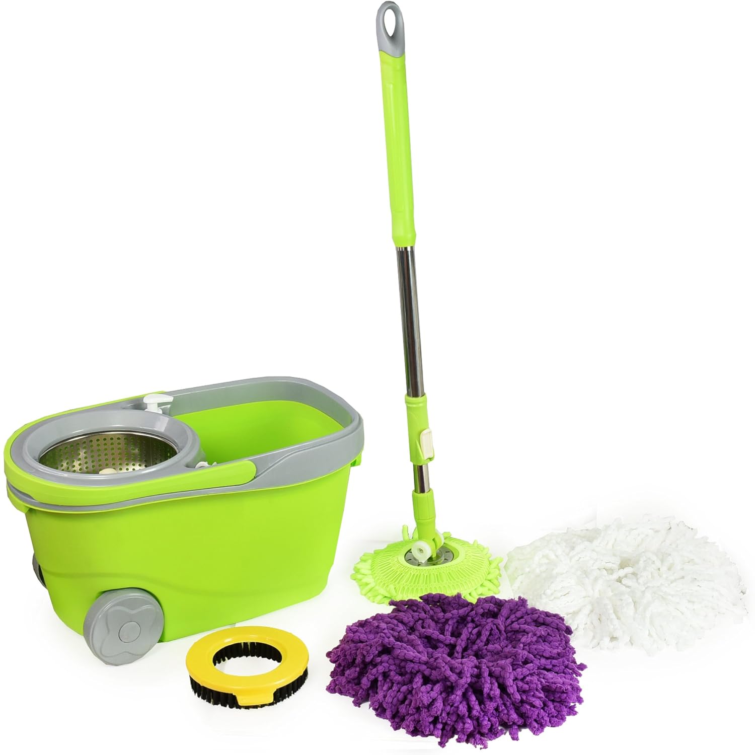 Green Direct Spin Mop 360° Wringer Easy Clean Floor Mop Bucket 2