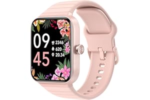 Fitpolo Smart Watch for Women,1.8" Alexa Fitness Watches Call and Text, 100 Sports, SpO2 Heart Rate Monitor Sleep Calorie Step Counter Waterproof Activity Trackers and Smartwatches for Android iPhone