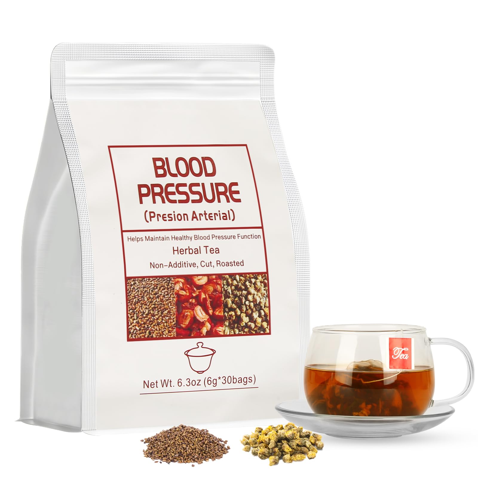 Mua Blood Pressure Tea Bags，Heart Functional Tea，6g X 30 Bags 5.3 oz ...