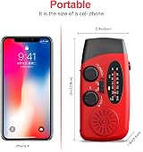 SOLARBABY Wind Up Solar Radio AM FM 2000mAh Power Bank LED Torch Emergency Crank view 6