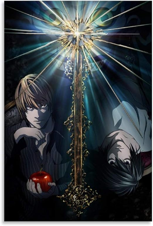 Xiangbei 28 Death Note Poster Canvas Art Japanese Anime Picture Hd Paintings Wall Decor Prints Posters For Bedroom Walls Aesthetic 16x24inch 40x60cm Amazon Ca Generic