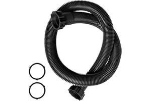 IDEASURE 1.5" Diameter 29060E Pool Pump Hoses for Above Ground Pools - Black Pool Pump Hose for Intexx Cole man Filter Pumps, Sand Filters & Saltwater Systems, 59" Long Accessory Hose, 1 Pack