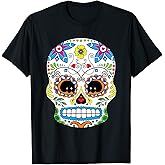 Sugar Skull Day of the dead Dia de los Muertos T-Shirt