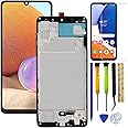 HQB-STAR Screen Replacement LCD Display Touch Digitizer Assembly for Samsung Galaxy A32 4G SM-A325F, SM-A325F/DS, SM-A325M 6.4" with Frame +Tools