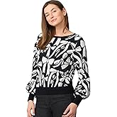 Cable & Gauge Women’s Bow Boatneck Sweater, Stylish