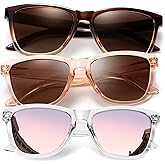 KALIYADI Womens-Sunglasses Polarized Sunglasses-Womens Trendy: Retro Sun Glasses with UV Protection for Travel Driving