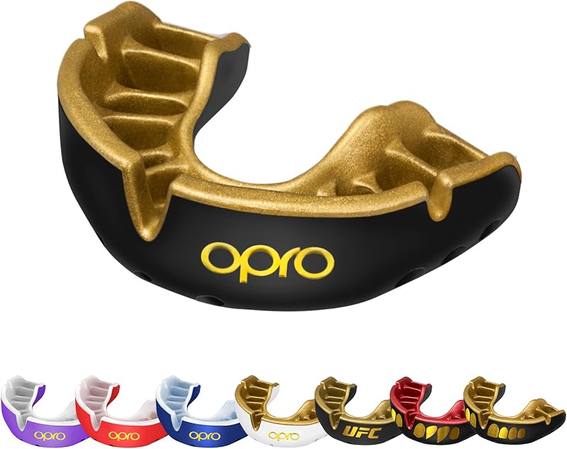 OPRO Gold Level Mouthguard Premium Fit Gum Shield Adult and Kids