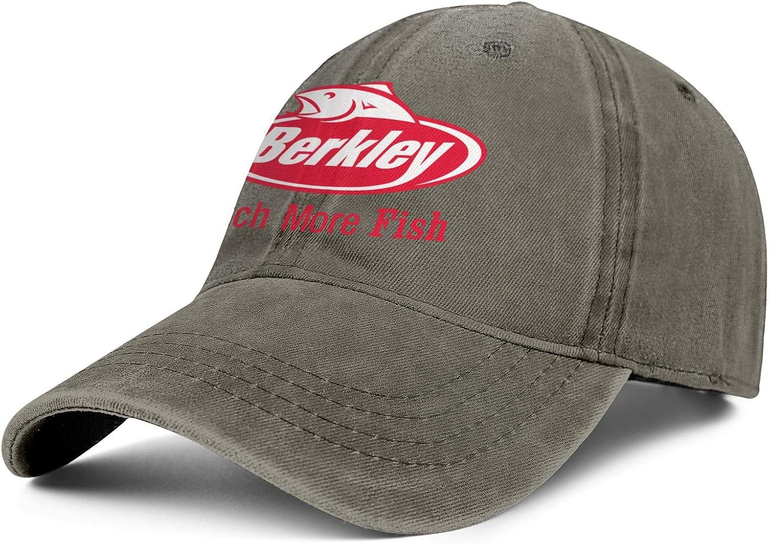 BerkleyFishingLogo Mens Womens Washed Baseball Cap Stylish Hip Hop