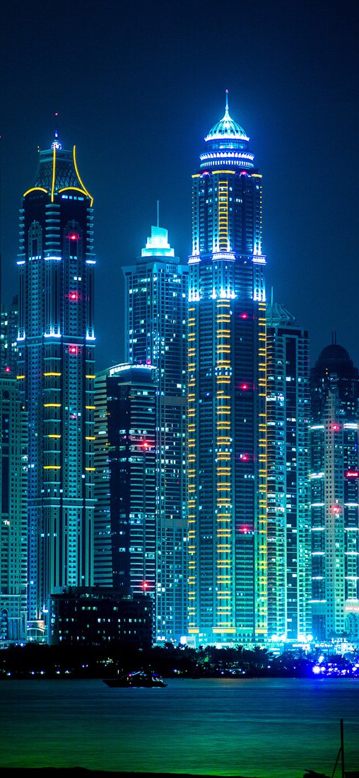 PeelitStickit Dubai Marina City Wallpaper, Wall Mural ID-003, vinyl