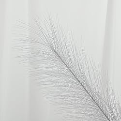 U-LIAN 36PCS Grey Faux Pampas Grass 21.7
