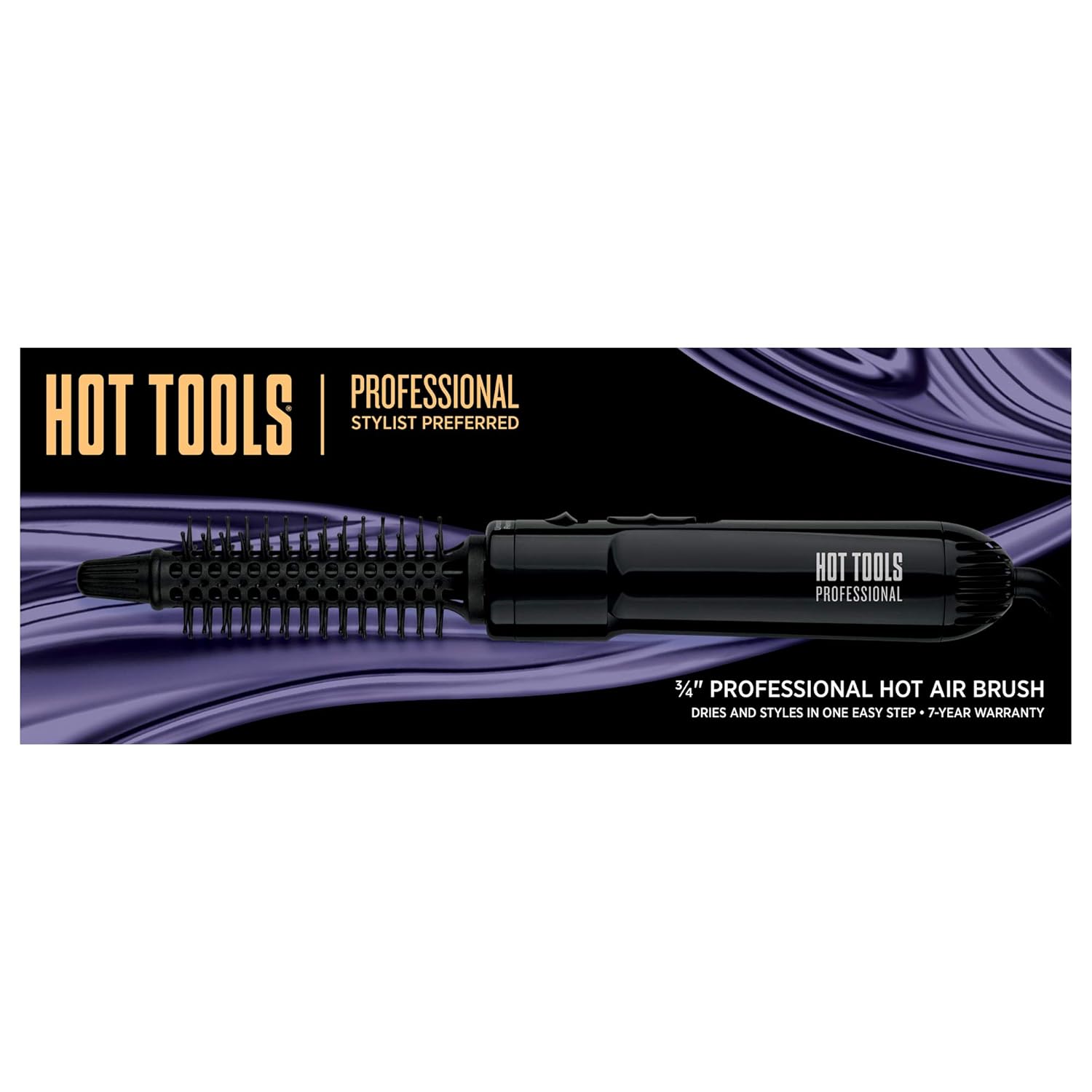 HOT TOOLS Professional 3/4” Hot Air Styling Brush: Beauty