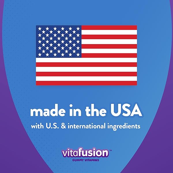 VITAFUSION MULTI+ IMMUNE SUPPORT* – 2-IN-1 BENEFITS & FLAVORS – ADULT GUMMY VITAMINS WITH VITAMIN C, ZINC, DAILY MULTIVITAMINS, 90 COUNT