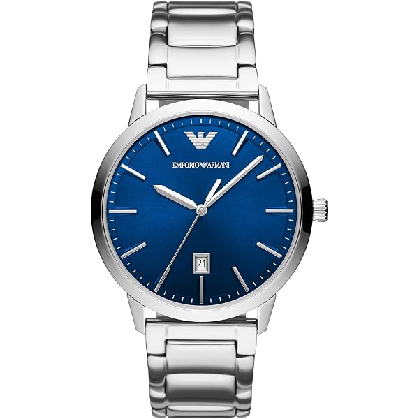 Amazon.com: Emporio Armani Men Quartz Stainless Steel Grey  display picture 1