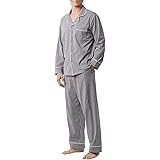 PajamaGram Pajamas For Men - Mens PJs Sets, Classic, 100% Cotton
