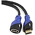 Aurum Ultra Series - High Speed HDMI Extension Cable Male - Female (3 feet) With Ethernet - Supports 3D and Audio Return Channel