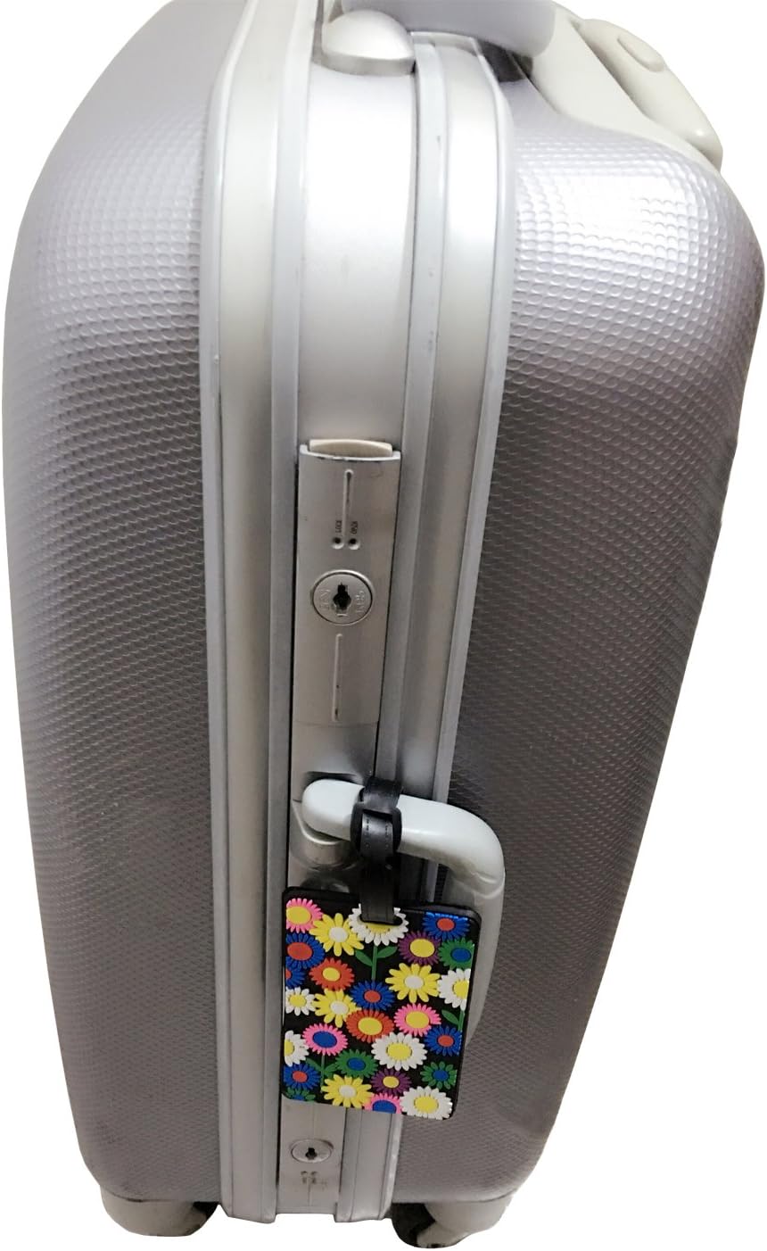  | LJY Travel Luggage Suitcase Labels ID Tags Business Card Holder, Set of 8 | Luggage Tags