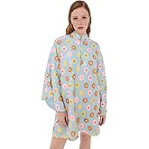 La Vie Style House Women's Floral Sequin Mini Caftan