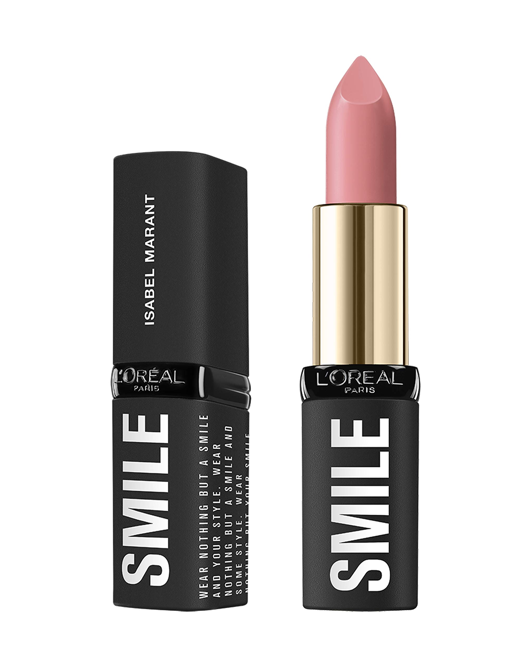 L'Oréal Paris Isabel Marant SMILE Lipstick Bastille Whistle, Nourishing Lipstick for Full and Healthy Lips, 4 g
