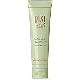 Pixi Glow Mud Cleanser | Purifying Daily Cleanser with 5% Glycolic Acid | Gently Exfoliates & Purifies Without Stripping | Deep Pore Cleanse & Brighten | 4.57 fl. oz / 135 ml