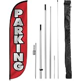 LookOurWay Feather Flag Pole Kit - 7 Feet Tall Advertising Banner