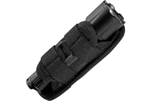 Tactical Flashlight Holster, Flashlight Pouch, Tactical Flashlight Carrying Case for Duty Belt Police Safety Belt