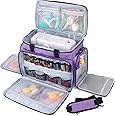 LUXJA Sewing Machine Case with Removable Padding Pad, Travel Case for Sewing Machine and Accessories (Fit for Most Standard Sewing Machines), Purple (Bag Only)