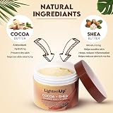 OMIC LightenUp Whipped Cocoa Butter 10.1 fl oz Natural Face Body Moisturizer DIY view 3