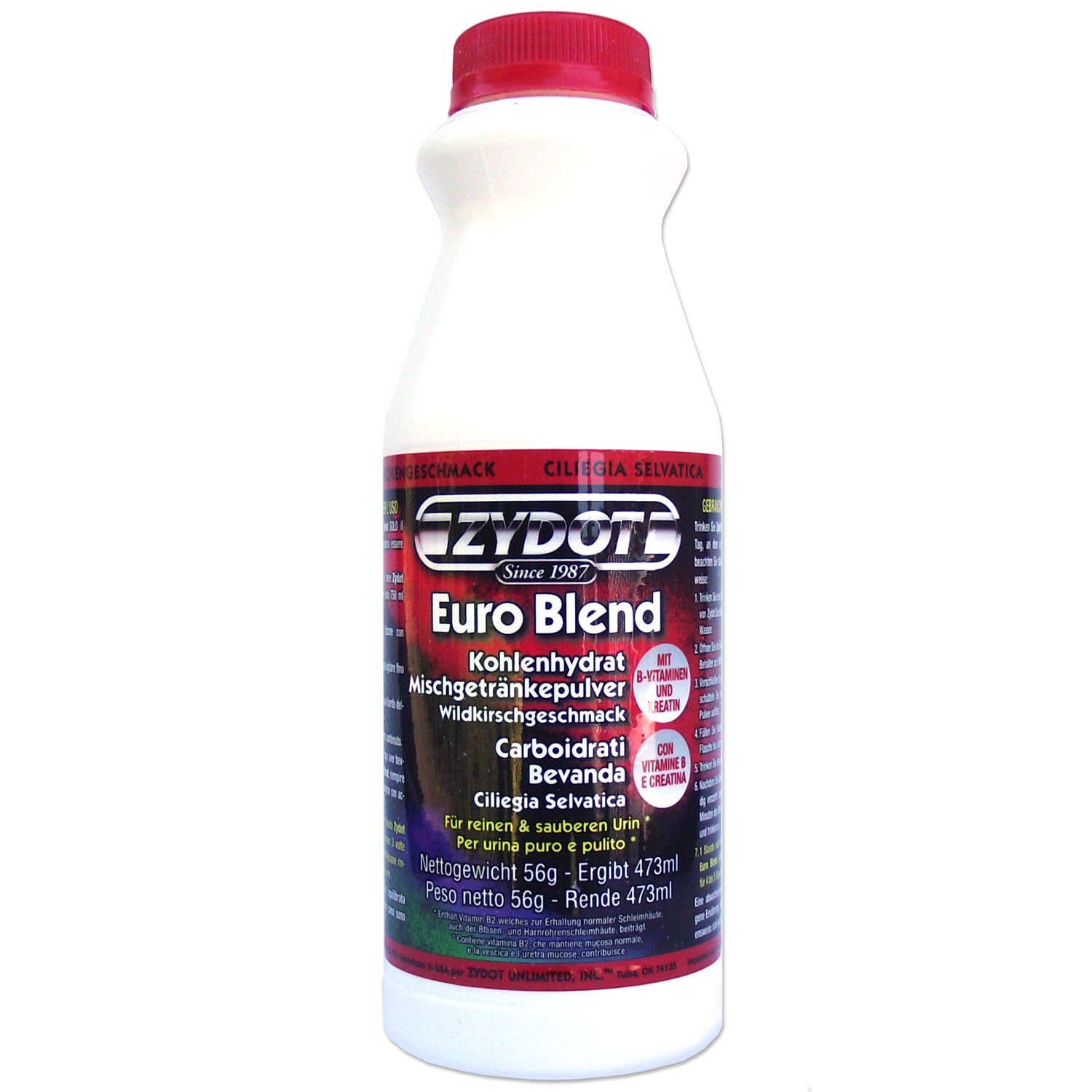 Zydot Euro Blend Detox Drink Mix Wild Cherry Flavour