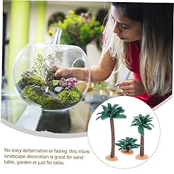 Artificial Miniature Palm Trees Set of 3 - for