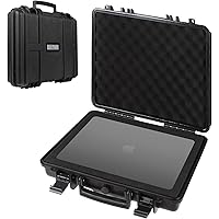 Lykus HC-3510 Waterproof Hard Case With Customizable Foam Insert, Interior Size 13.78x11.81x5.12 In,Suitable For Camera,lens,drone,mic ,flashlight,telescope,action Cam,electronics,tools,and More