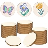 200 Pieces Unfinished Wood Circles - 1.5 Inch Round Discs For DIY Crafts & Painting (1/8" Thick) - View #14