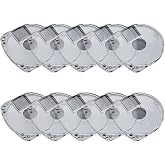 Copkim 10 Pack DVD Case Clear 5mm Disc Storage Shells | Clear disc case Replacement Shell Compatible with PSP 1000 2000 3000 game disc storage