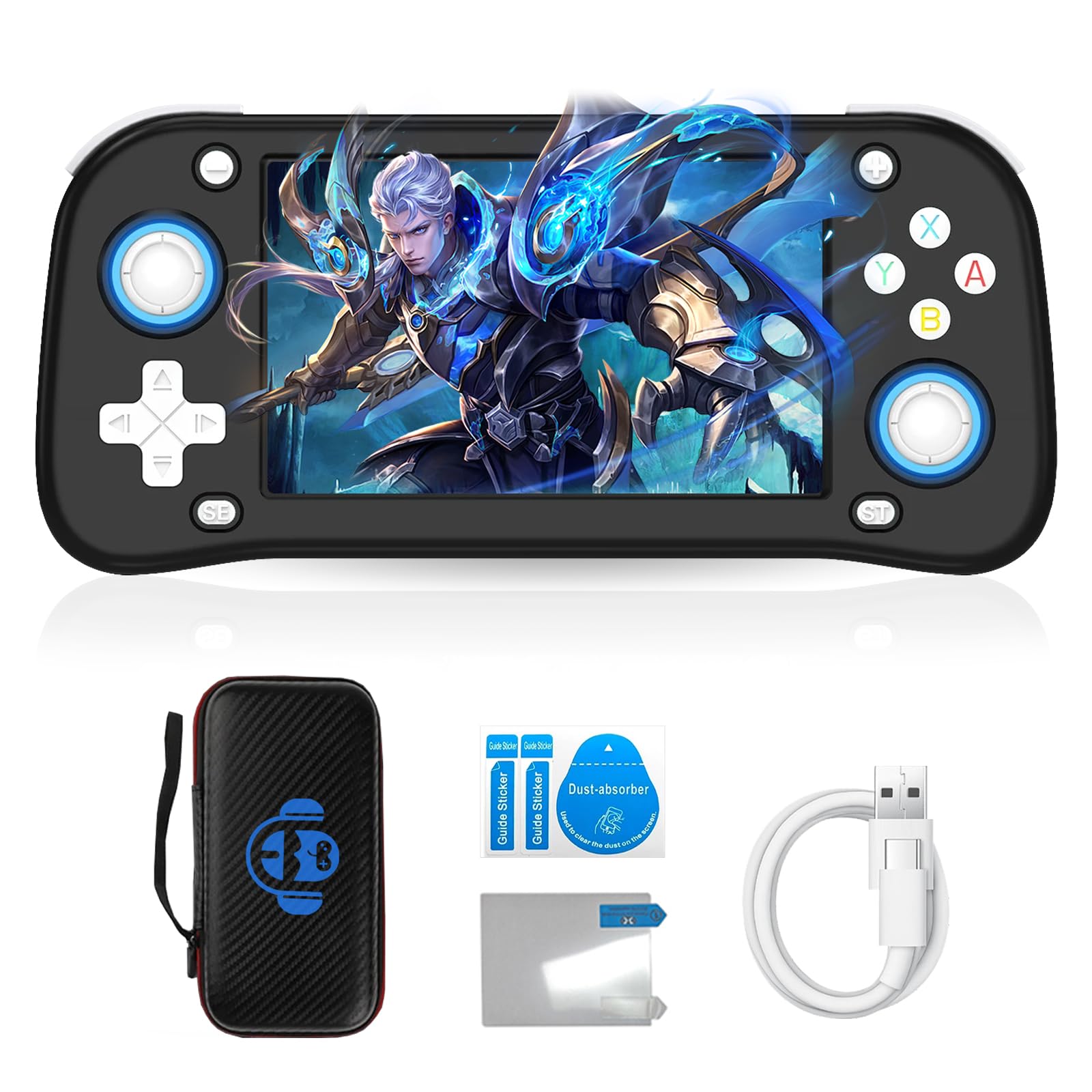 Photo 1 of (speaker damaged) Handheld Video Game Console Retro Gaming Retroid Pocket 4.3 Inch IPS Screen with 128G Built-in 22000+ Classic Games 20 Emulators