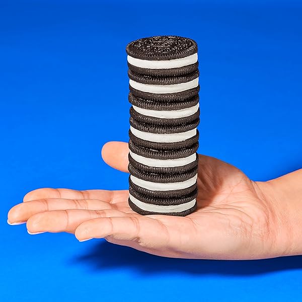 OREO MEGA STUF CHOCOLATE SANDWICH COOKIES, PARTY SIZE, 1 LB 9.35 OZ
