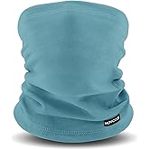 Havccdi Kids Winter Neck Warmer, Fleece Neck Gaiter Ski Mask for Boys Girls Windproof Face Covering Scarf for Cold Weather