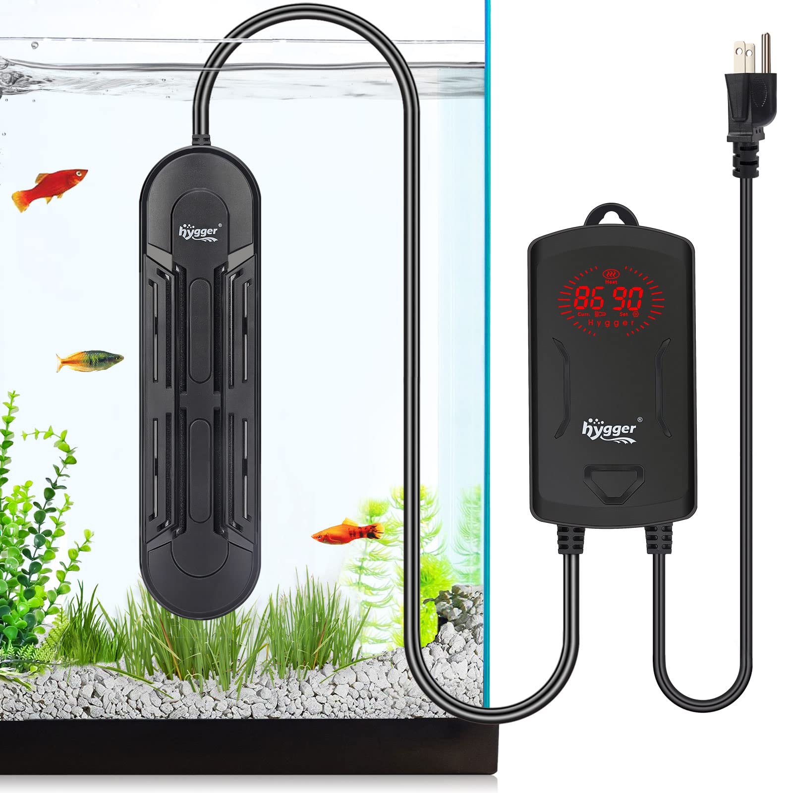 Heater For Fish Tank Hygger Aquarium Heater 300W/500W/800W/1000W