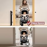 momcozy Retractable Baby Gate Mesh 33 Tall Extends to 55 Wide Doorway Stair Gate view 4