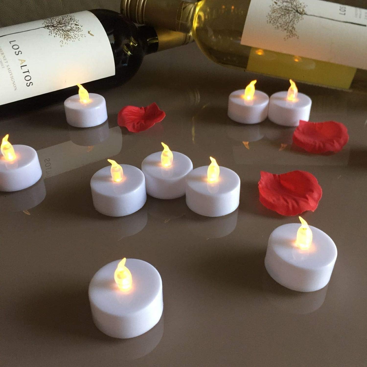 VETOUR LED Tea Lights Candles丨24 Pack Realistic Battery Operated Tea Light丨Long Lasting Flickering Tealights Electric Candles Ideal for Christmas Holiday - Image 5
