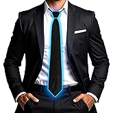 GloFX LED Ties - Light-Up Necktie for Rave Costumes, Parties & Music Festivals – Batteries Not Included